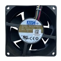 AVC DATA0838B2U P134 DC 12V 1.02A 3 Wires Axial Cooling Fan