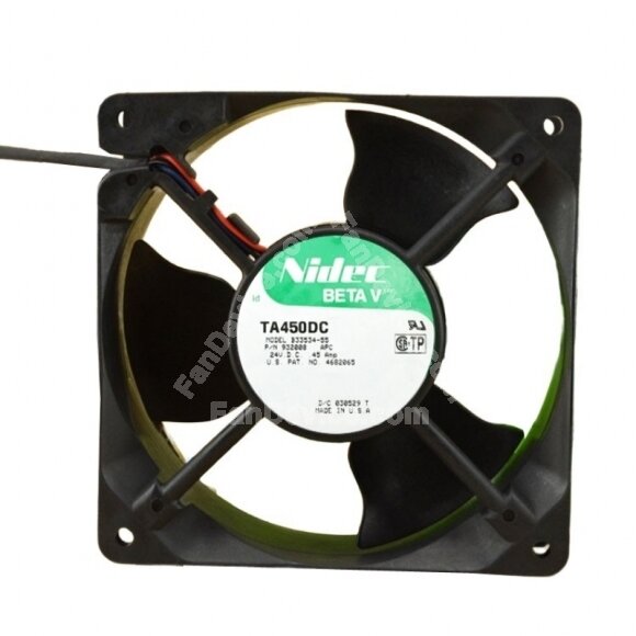 Nidec TA450DC B33534-55 DC 24V 0.45A 2 Wires / 3 Wires Axial Cooling Fan