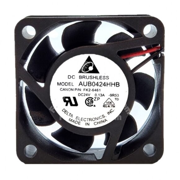 Delta AUB0424HHB DC 24V 0.13A 2 Wires / 3 Wires Axial Cooling Fan