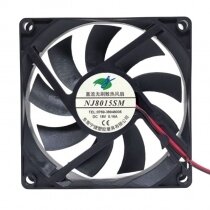 NJ NJ8015SM DC 18V 0.16A 2 Wires Axial Cooling Fan