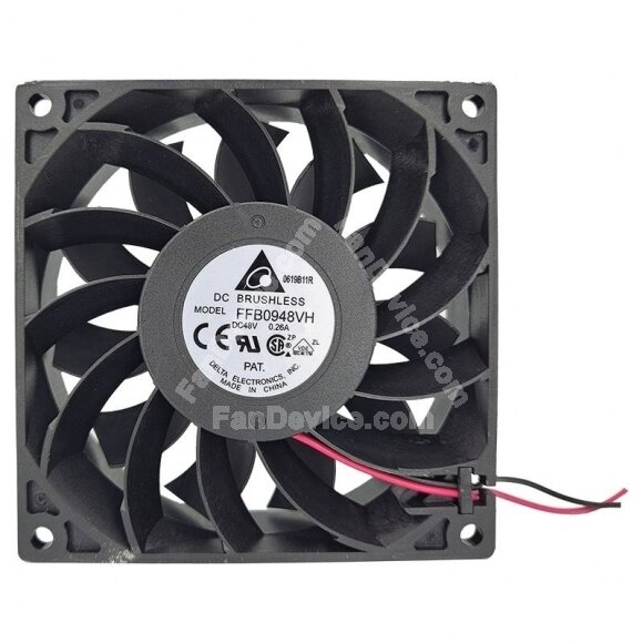 Delta FFB0948VH DC 48V 0.26A 2 Wires / 3 Wires / 4 Wires Axial Cooling Fan