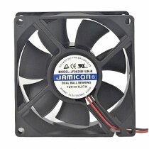 JAMICON JF0825B1UR-R DC 12V 0.37A 8025 Axial Cooling Fan