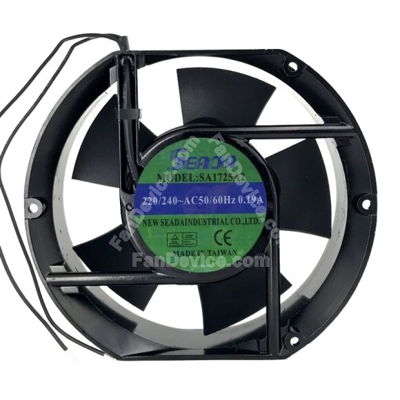 SEADA SA1725A2 AC 220/240V 0.19A 17251 Axial Cooling Fan
