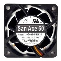 Sanyo Denki San Ace 60 9G0624P4J031 DC 24V 0.24A 6025 Axial Cooling Fan