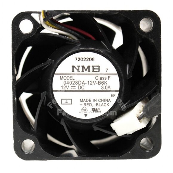NMB 04028DA-12V-B6K DC 12V 3.0A 4028 Axial Cooling Fan