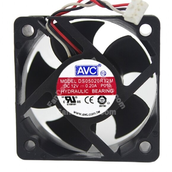 AVC DS05020R12M DC 12V 0.20A 5020 Axial Hydraulic Bearing Cooling Fan