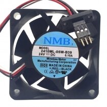 NMB 2410ML-05W-B39 DC 24V 0.10A 2 Wires / 3 Wires Axial Cooling Fan
