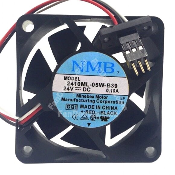 NMB 2410ML-05W-B39 DC 24V 0.10A 2 Wires / 3 Wires Axial Cooling Fan