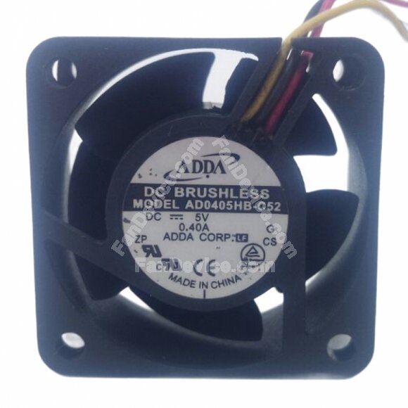 ADDA AD0405HB-C52 DC 5V 0.40A 4020 Axial Brushless Cooling Fan