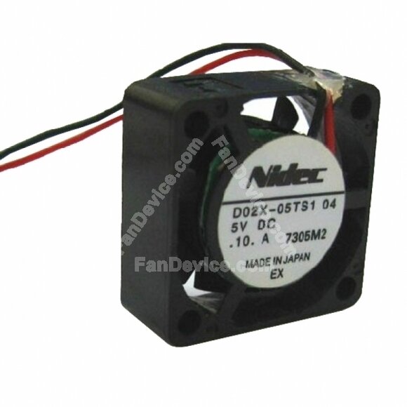 Nidec D02X-05TS1 DC 5V 0.05A 2 Wires Axial Cooling Fan