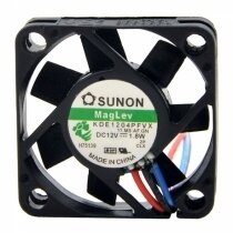 Sunon KDE1204PFVX DC 12V 1.8W 2 Wires / 3 Wires Axial Cooling Fan