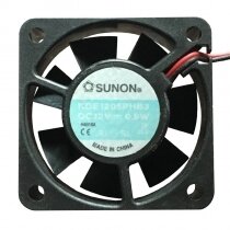 Sunon KDE1205PHB3 DC 12V 0.9W 2 Wires Axial Cooling Fan