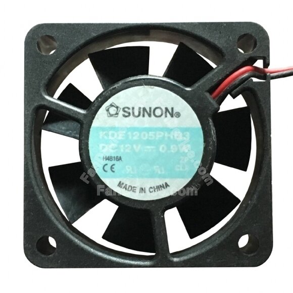 Sunon KDE1205PHB3 DC 12V 0.9W 2 Wires Axial Cooling Fan
