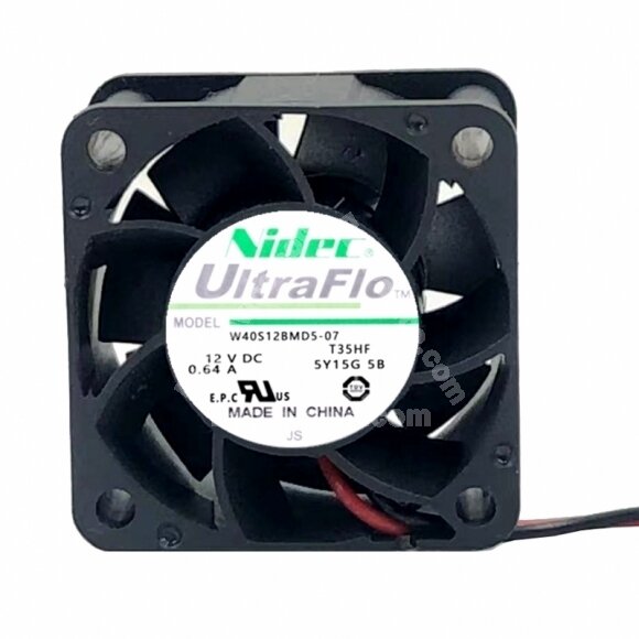 Nidec W40S12BMD5-07 W40S12BMD5-07A06 DC 12V 0.64A 2 Wires / 3 Wires / 4 Wires Axial Cooling Fan