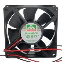 MAGIC MGA8024ZB-O25 DC 24V 0.30A 8025 Axial Cooling Fan