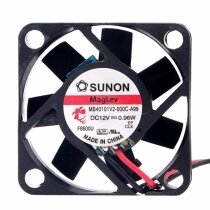 Sunon MB40101V2-000C-A99 DC 12V 0.96W 2 Wires Axial Cooling Fan