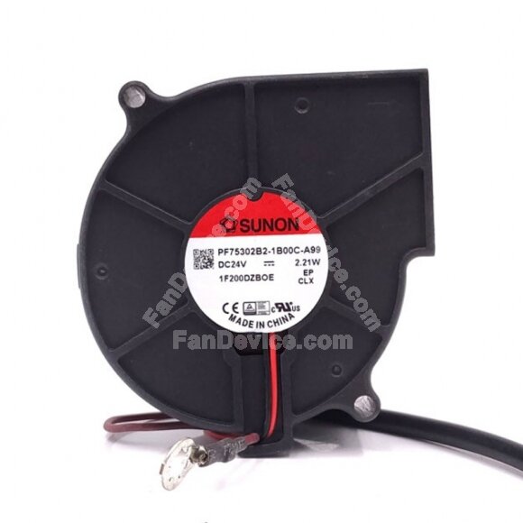 Sunon PF75302B2-1B00C-A99 DC 24V 2.21W 7530 Blower Cooling Fan