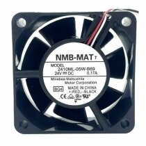 NMB 2410ML-05W-B69 DC 24V 0.17A 3 Wires Axial Cooling Fan