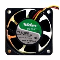 Nidec TA225DC M33497-16 DC 24V 0.14A 2 Wires / 3 Wires Axial Cooling Fan