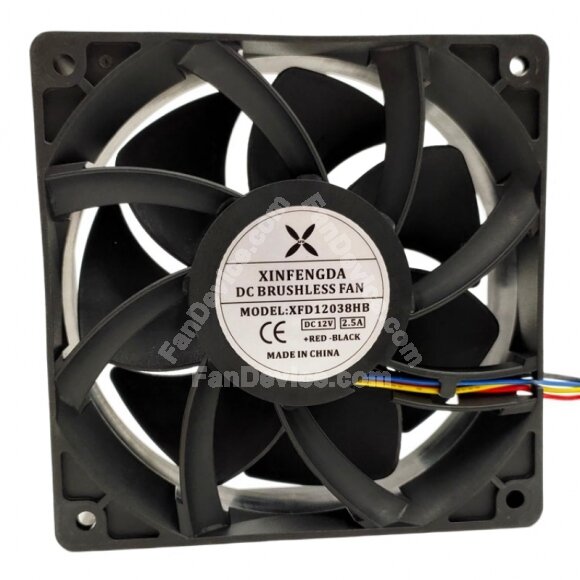 XINFENGDA XFD12038HB DC 12V 2.5A 12038 Axial Brushless Cooling Fan