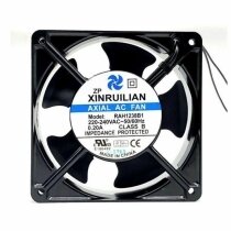 XINRUILIAN RAH1238B1 AC 220-240V 0.20A 2 Wires Axial Cooling Fan