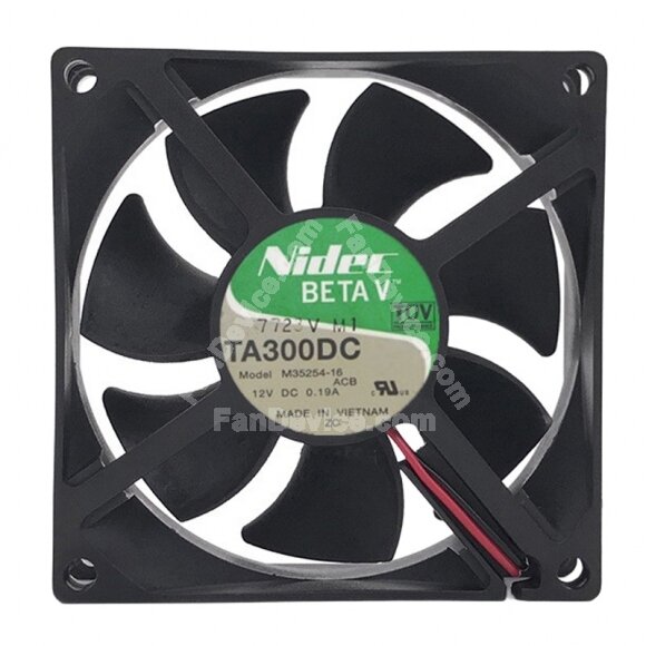 Nidec TA300DC M35254-16 DC 12V 0.19A 8025 Axial Cooling Fan