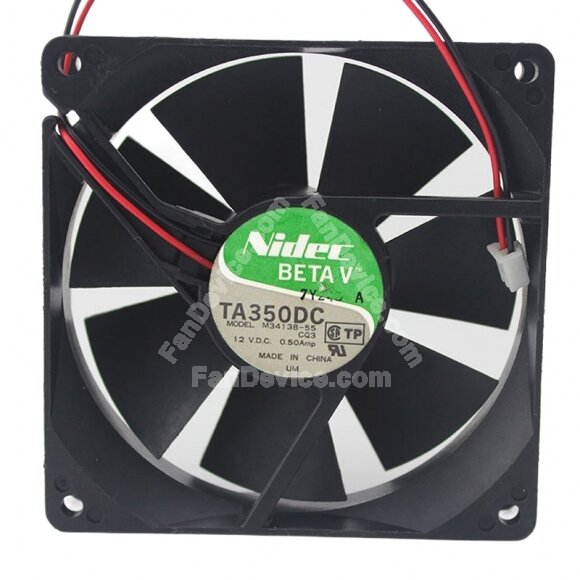 Nidec TA350DC M34138-55 DC 12V 0.50Amp 9025 Axial Cooling Fan