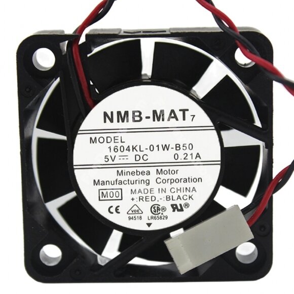 NMB-MAT 1604KL-01W-B50 DC 5V 0.21A 4010 Axial Cooling Fan