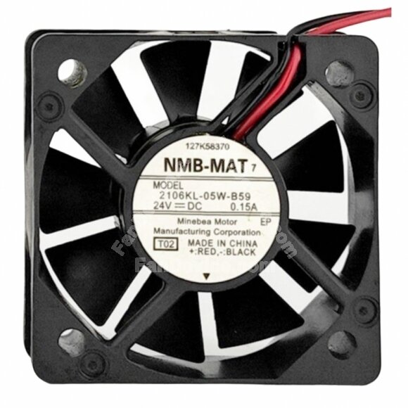 NMB-MAT 2106KL-05W-B59 DC 24V 0.15A 5015 Axial Cooling Fan