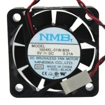 NMB 1604KL-01W-B59 DC 5V 0.21A 4010 Axial Brushless Cooling Fan