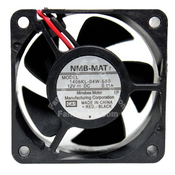 NMB-MAT 1406KL-04W-S50 DC 12V 0.11A 3515 Axial Cooling Fan