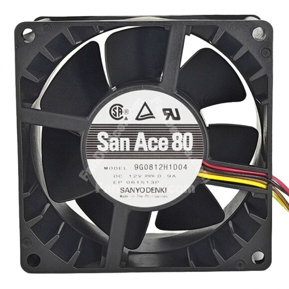 Sanyo Denki San Ace 80 9G0812P1H041 DC 12V 0.9A 8038 Axial Cooling Fan