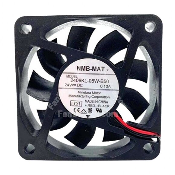 NMB-MAT 2406KL-05W-B50 DC 24V 0.13A 6015 Axial Cooling Fan