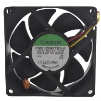 Sunon PMD1208PTB2-A DC 12V 4.0W 8025 Axial Cooling Fan