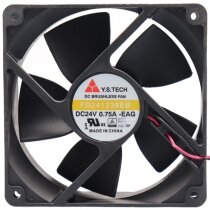Y.S.TECH FD241238EB DC 24V 0.75A 12038 Axial Brushless Cooling Fan