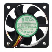 Young Lin DFB401012M DC 12V 0.7W 4010 Axial Brushless Cooling Fan