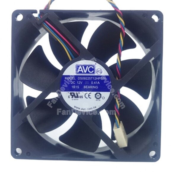 AVC DS09225T12HP079 DC 12V 0.41A 9225 1B1S Bearing Axial Cooling Fan