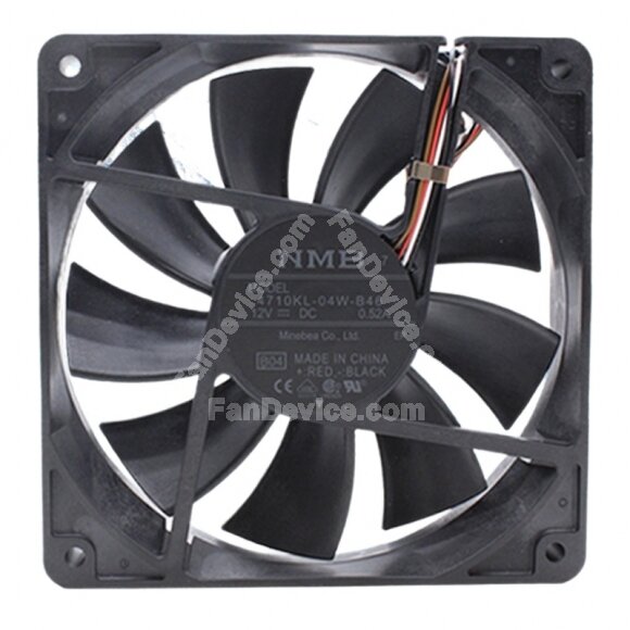 NMB 4710KL-04W-B46 DC 12V 0.52A 12025 Axial Cooling Fan
