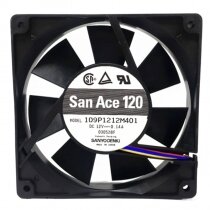 Sanyo Denki 109P1212M401 DC 12V 0.14A 12025 Axial Cooling Fan
