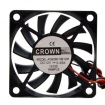 CROWN AGE06010B12M DC 12V 0.25A 6010 Axial Ball Bearing Cooling Fan