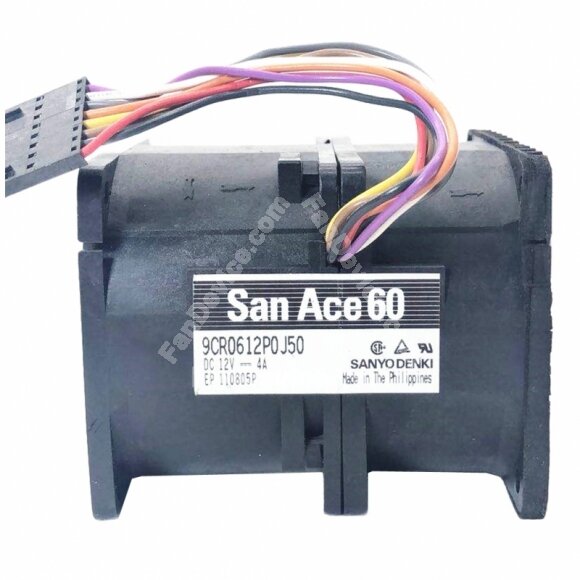 Sanyo Denki San Ace 60 9CR0612P0J50 DC 12V 4A 6076 Axial Cooling Fan