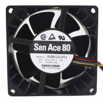 Sanyo Denki 9G0812G1051 DC 12V 1.1A 8038 Axial Cooling Fan