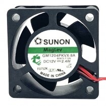 Sunon Maglev GM1204PKVX-8A DC 12V 2.4W 4020 Axial Cooling Fan