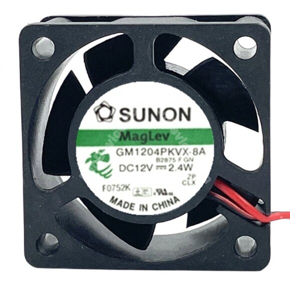 Sunon Maglev GM1204PKVX-8A DC 12V 2.4W 4020 Axial Cooling Fan