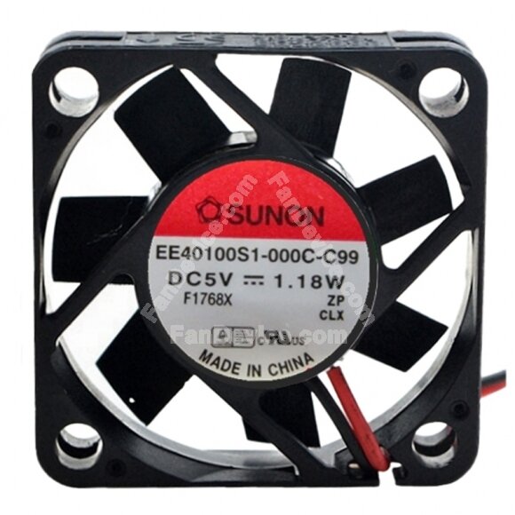 Sunon EE40100S1-000C-C99 DC 5V 1.18W 4010 Axial Cooling Fan