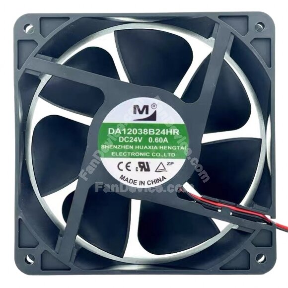 YM DA12038B24HR DC 24V 0.60A 12038 Axial Cooling Fan