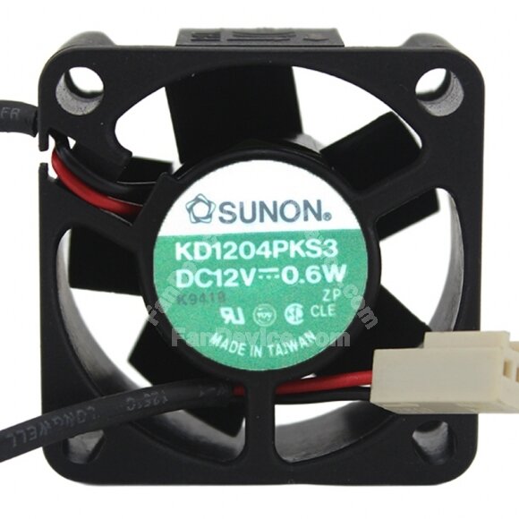 Sunon KD1204PKS3 DC 12V 0.6W 4020 Axial Cooling Fan