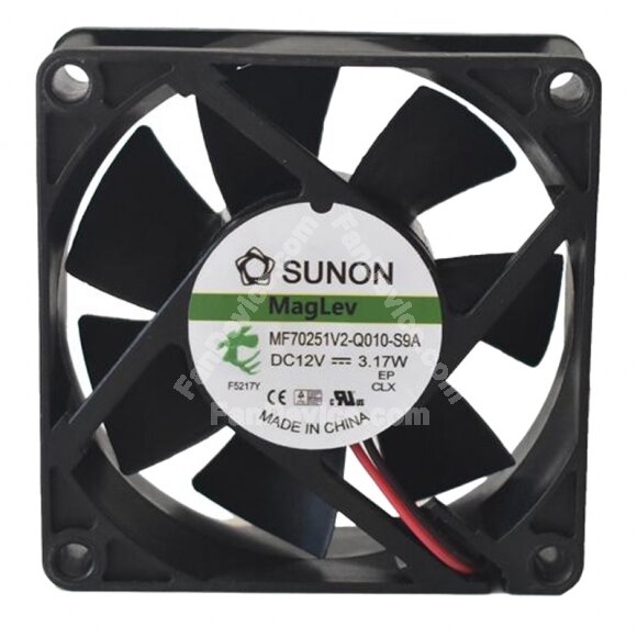 Sunon Maglev MF70251V2-Q010-S9A DC 12V 3.17W 7025 Axial Cooling Fan