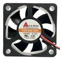 Y.S.TECH FD245015EL DC 24V 0.14A 5015 Brushless Axial Cooling Fan