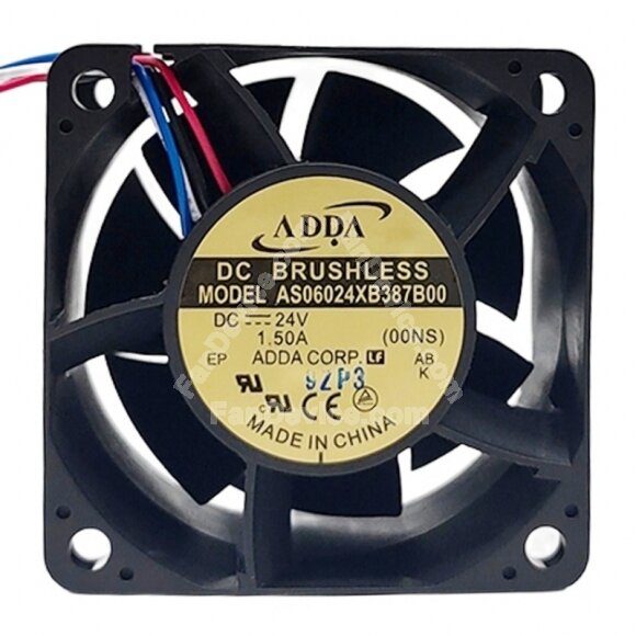 ADDA AS06024XB387B00 DC 24V 1.50A 6038 Brushless PWM Axial Cooling Fan